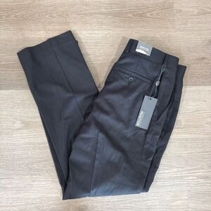 Kenneth Cole Reaction Suit Separates Pants Mens 32x32 Black Dress Trousers